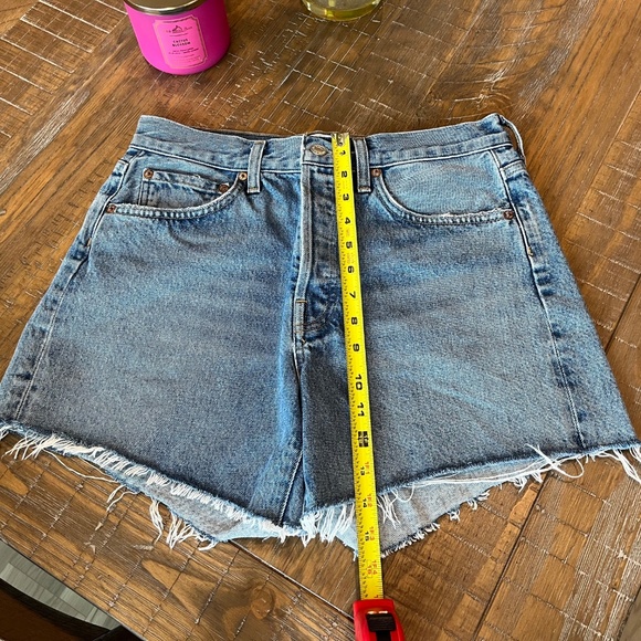 AGOLDE PARKER LONG SHORTS IN SKYWAVE New without tags - Picture 3 of 10